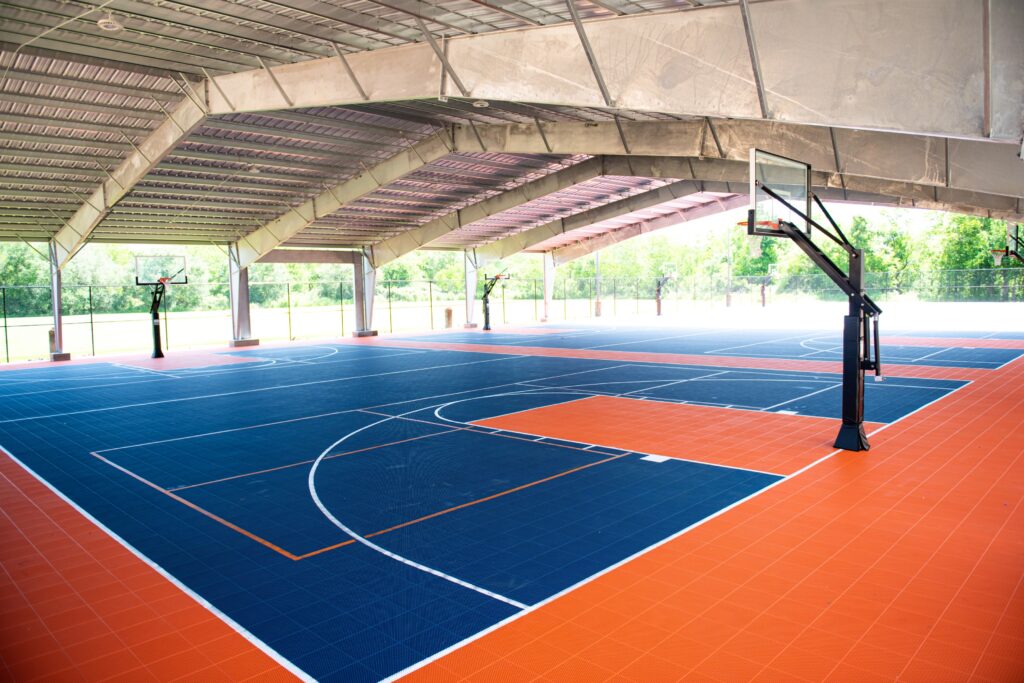 Houston Basketball Court Construction