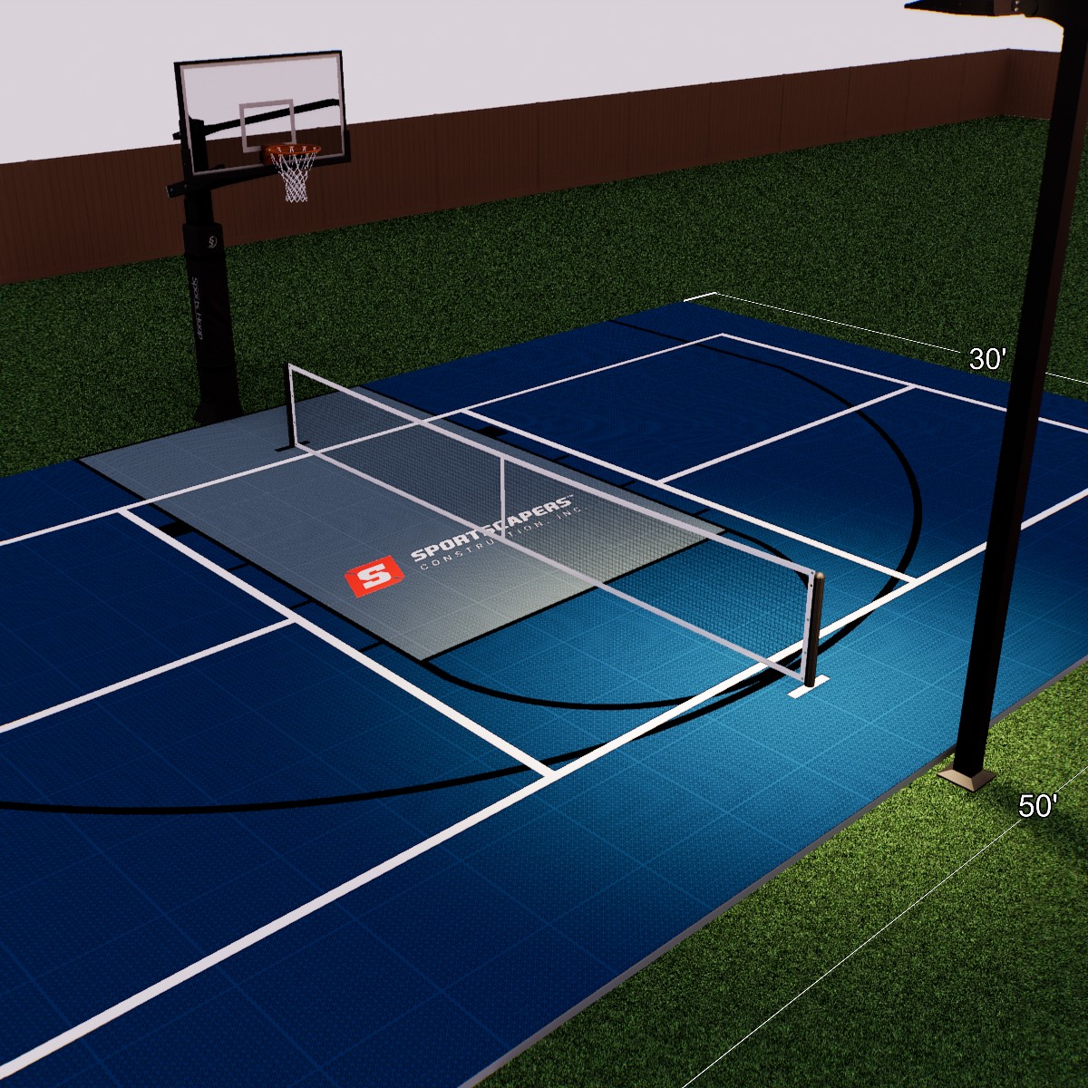 Basketball Sport Court 30'x50' 5 Basketball Sport Court 30'x50' - Image 5